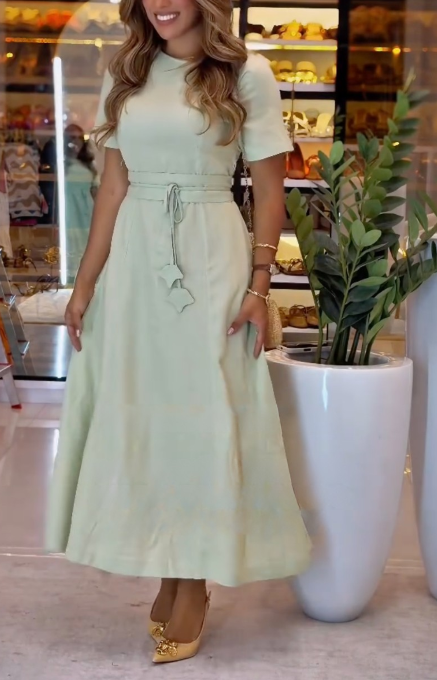 1041 - Vestido Viscose Premium